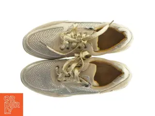 Gyldne sneakers med glitter (str. 38)