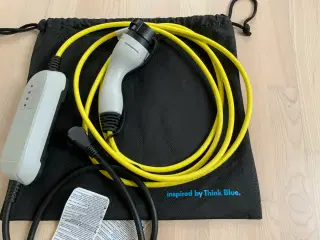 Ladekabel, type 2, til 230V stik
