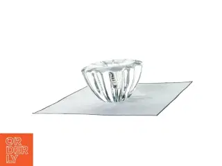 Lysestage i glas (str. 7 cm)