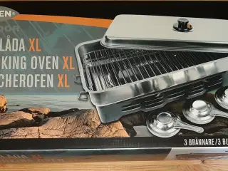 Rygeovn XL, termostat, bøg, Non-stick måtte. Nyt.
