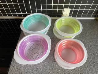 Tupperware skåle (sammenfoldelige)