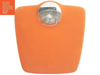 Retro personvægt i orange fra Krups (str. 28,5x27,5 cm)