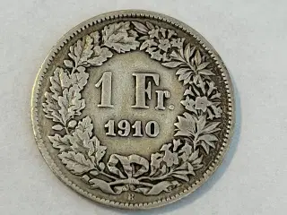 1 Franc Switzerland 1910