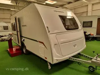 2025 - Weinsberg CaraCito 450 FU   E - POWER CAMPINGVOGN MED FRANSK SENG OG LAV TOTALVÆGT.