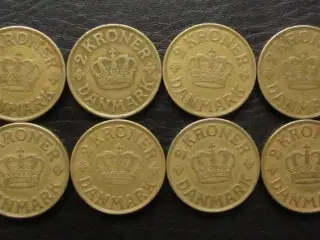 2 kr 1924-1941 komplet sæt