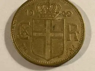 2 Kronur 1929 Iceland