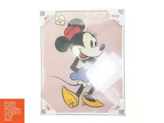 Minnie Mouse plakat med ramme fra Rye Merc (str. 40x50 cm)