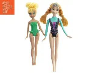 Anna og Elsa dukker (str. 26 og 24 cm)