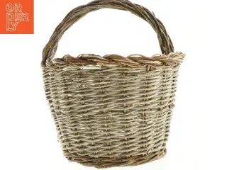 Flettet kurv (str. 36 cm. 25 cm)