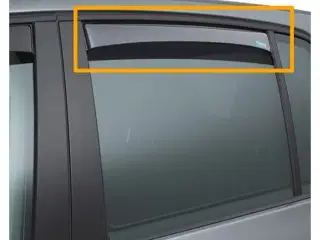 Climair vindafviser til bagrude Dacia Duster 5-dr 2017-