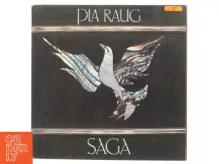 Pia Raug - Saga Vinylplade fra Medley Records (str. 31 x 31 cm)