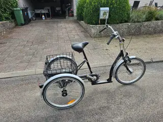 Lækker 3-hjulet senior el-cykel fra Lindebjerg