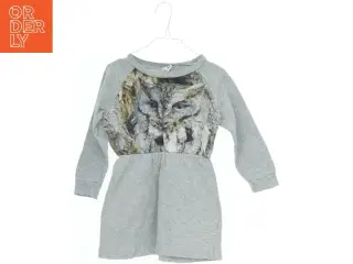 Grå kjole med tryk af ugle fra POPUPSHOP (str. 110)