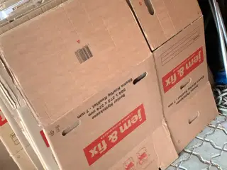 Flyttekasser 50stk kan deles