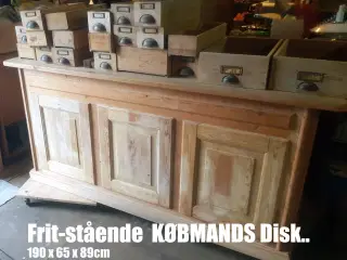 Frit stående KØBMANDS DISK gammel...