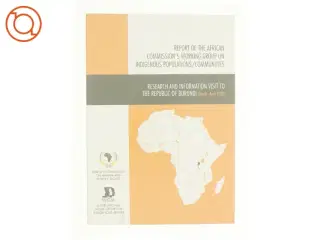 Report of the africa Commission&#39;s working group on indigenous populations (bog)