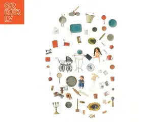 Diverse legetøj og miniature genstande