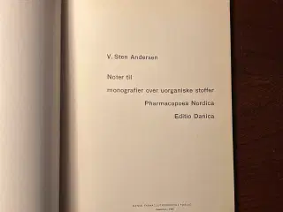 Noter til monografier over uorganiske stoffer