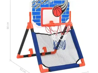 Basketballsæt til børn multifunktionelt gulv og væg