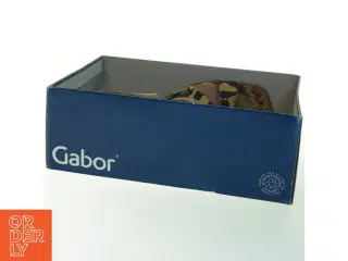 Slangeskinds sandaler med hæl fra Gabor (str. 41 )