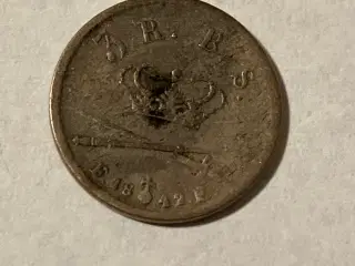 3 Rigsbankskilling 1842