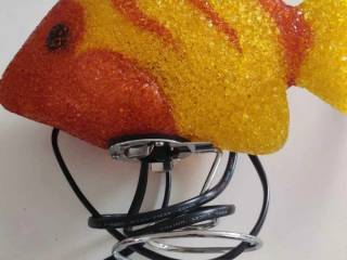 Pop-corn vintage natlampe 