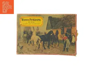Vintage Puslespil fra Rasco (str. 5x25x17 cm)