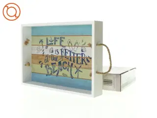 Dekorations bakke fra Living Art (str. 35 x 25 x 5 cm)