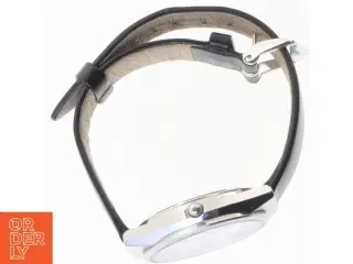 Armbåndsur med læderrem fra Seiko (str. 23,5 cm)