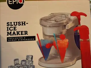 Slush ice maskine med 2 kop dispenser