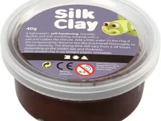 Silk Clay® Brun, 40g - Selvhærdende Modelleringsmasse