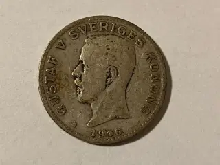 1 Krona 1916 Sweden - Silver