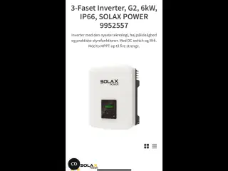 6KW Solcelle inverter (NY)