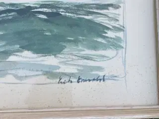 Billede – maleri – Erik Enevold – 50x45 cm