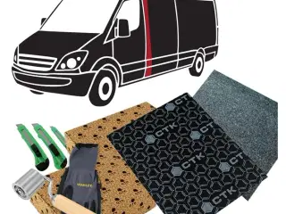 CTK Støjdæmpningspakke VAN varerumsadskillelse grå