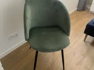 Velour stol fra Søstrene Grene