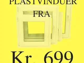 Plast dør Bredde 100
