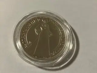 200 Kroner Dronning Margrethes 25 års regeringsjubilæum sølvmønt