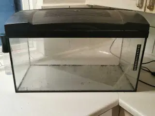 Akvarium med tilbehør 