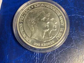 Dansk 200 kr. Mønt.