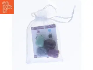 Wellness krystalsæt i pose fra Peach Beauty (str. 3 cm)