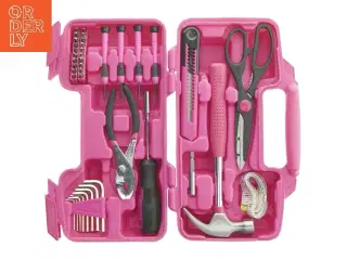 Pink værktøjssæt