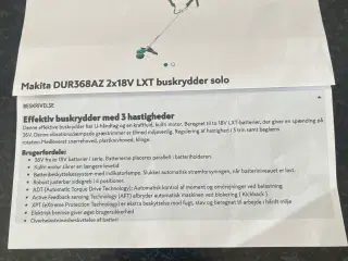Makita buskrydder 