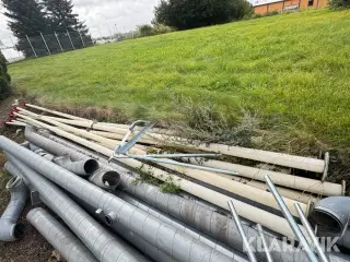 Flagstænger 8 styk a 6 meter