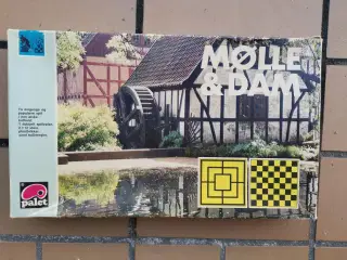 Retro Mølle og Damn Spil Brætspil