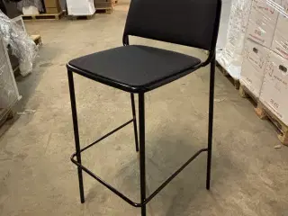 Barstole i sort metal