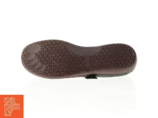 Sorte læderkomfortsko fra New Feet (str. 42)