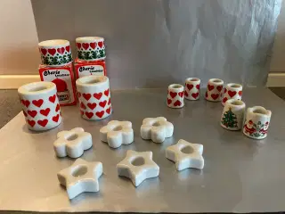 Forskellige lysestager bl.a. fra Funny Design