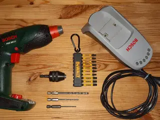 Bosch skruemaskine PSR 300 LI, brugt 2 gange.