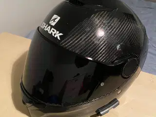 Shark Spartan carbon hjelm medium med shark talk